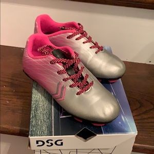 Girls soccer shoes size 12.